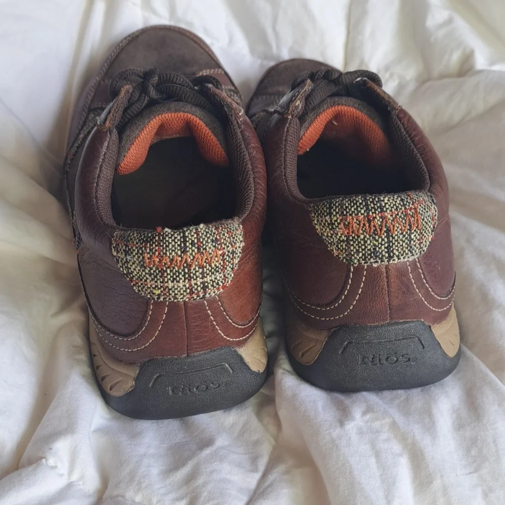 Taos Joyce Women's Brown Leather Suede Shoes Size 7 - Picture 4 of 8